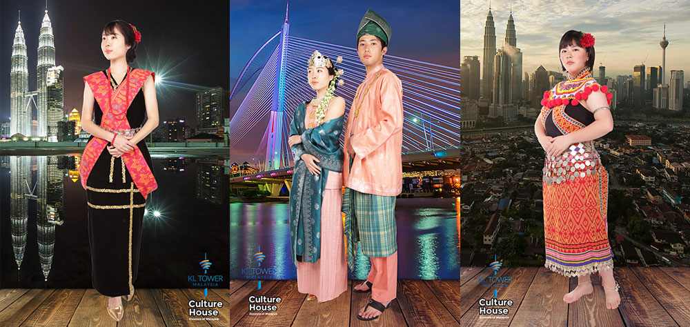 Culture House マレーシアの民族衣装を着て記念撮影 マレーシアの情報ならgomalaysia